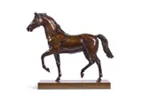A bronze model of a trotting horse, early 19th century by Jacques Nicolas Brunot, BRONZE, sold Oct 2024