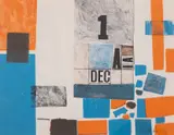 Composition by Peter Blake, Collage) The rare, early lithograph printed in colours, offered Oct 2024