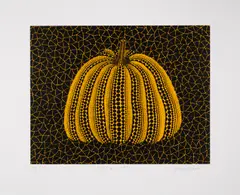 Pumpkin by Yayoi Kusama, Screenprint in colours, sold Oct 2024