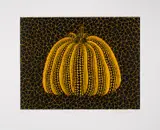 Pumpkin by Yayoi Kusama, Screenprint in colours, sold Oct 2024