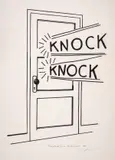Knock by Roy Lichtenstein, Linocut, offered Oct 2024