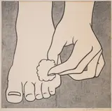 Foot Medication Poster by Roy Lichtenstein, Offset lithograph, sold Oct 2024