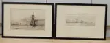 Comprising Shipping the tow by William Lionel Wyllie, pencil, sold Jan 2025