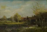 The Old Mill by James George Bingley, oil on board, sold Jan 2025