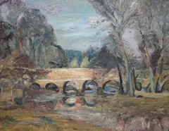 Impasto by Ronald Ossory Dunlop, oil on canvas, sold Jan 2025