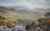 'In the Lledr Valley by William Henry Mander, oil on canvas, sold Jan 2025