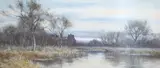 At Clare by Robert Winter Fraser, 1901, watercolor, sold Jan 2025