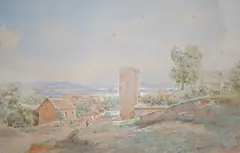 Heightened by Franz Alt, watercolour, offered Jan 2025