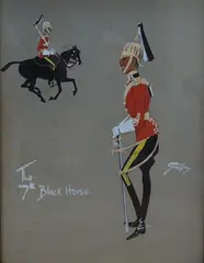 Snaffles by Charles Johnson Payne, gouache, sold Jan 2025