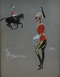 Snaffles by Charles Johnson Payne, gouache, sold Jan 2025
