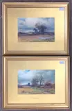 Watercolours by Henry John Sylvester Stannard, watercolor, sold Jul 2025