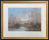 Evening Glow by Wendy Reeves, pastel, sold Jul 2025