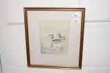 Untitled by Roland Green, watercolour, sold Jun 2025