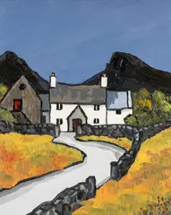Untitled by David Barnes, oil on board, sold Nov 2025
