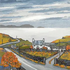 Across Cardigan Bay by David Barnes, oil on board, sold Nov 2025