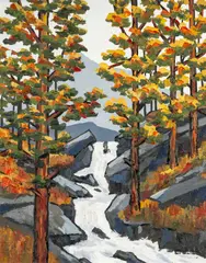 Below Siabod by David Barnes, oil on board, sold Nov 2025