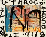 Small Work by Neale Howells, mixed media on wood, sold Nov 2025