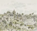 Untitled by Kyffin Williams, watercolour and pencil, sold Nov 2025