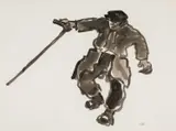 Untitled by Kyffin Williams, ink, sold Nov 2025