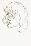 Girl by Kyffin Williams, ink, sold Nov 2025