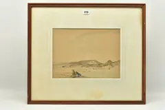 Summer afternoon, silverdale by William Dodd, 1940, watercolour on paper, sold Jun 2023