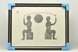 Roman candles by Billy Connolly, print, sold Jun 2023