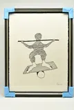 Marshall art by Billy Connolly, print, sold Jun 2023
