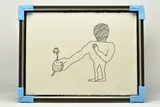 Egyptian love story by Billy Connolly, print, sold Jun 2023