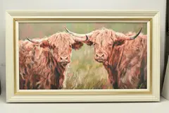 Companions by Debbie Boon, print on board, sold Jun 2023
