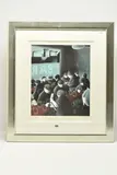 Lunchtime in south bank by Mackenzie Thorpe, print, sold May 2023
