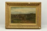 Untitled landscape with figures by Arthur William Redgate, oil on canvas, sold May 2023