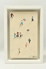 Sunday shoes by Craig Alan, oil on board, sold May 2023