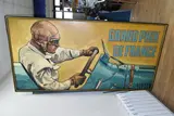 Grand prix de france by Tony Upson, oil on board, sold May 2023