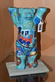Buddy bear berlin by Klio Karadim, 2006, oil, sold May 2023