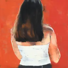 Butterfly by Anna Gardiner, Oil on canvas, offered Dec 2022