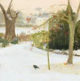 The Hungry Bird Oil by Margaret Green, Oil on board, sold Dec 2022