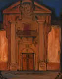 The Entrance to the Plaze de Toros by Ismaël de la Serna, Oil on canvas, sold Dec 2022