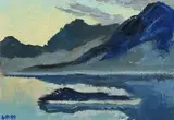 Early Morning by Letitia Marion Hamilton Rha, Oil on board, sold Dec 2022