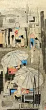 Satay Sellers by Tay Chee Toh, watercolour, sold Dec 2014