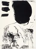 Self-portrait by Mike Parr, 1994, lithograph, sold Sep 2025