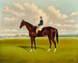 Chicago, Winner of the 1888 Caulfield Cup by Frederick Woodhouse Jnr, 1888, oil on canvas, sold Dec 2025