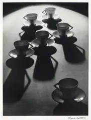Teacup ballet by Olive Cotton, 1936, printed 1995, silver gelatin photograph, offered May 2026