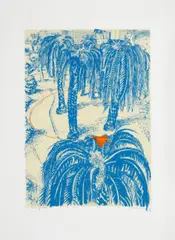 (The orange) Fruit dove in Clark Park by Brett Whiteley, 1980, colour screenprint, sold May 2026