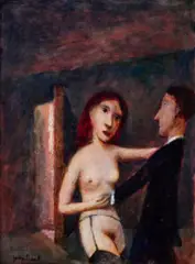 Dance by Garry Shead, c.1992, oil on composition board, sold May 2026
