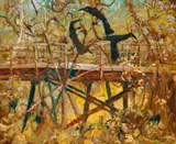 Cottles Bridge by Clifton Pugh, 1988, oil on canvas, sold May 2026