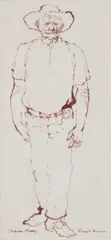 Chinese Harry by Russell Drysdale, c.1959, ink on paper, sold May 2026