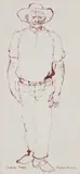 Chinese Harry by Russell Drysdale, c.1959, ink on paper, sold May 2026