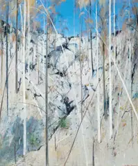 Hillside (Shoalhaven) by Arthur Boyd, c.1975, oil on composition board, sold Apr 2026