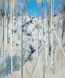 Hillside (Shoalhaven) by Arthur Boyd, c.1975, oil on composition board, sold Apr 2026