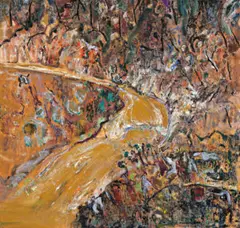 Flooded creek by Fred Williams, 1977, oil on canvas, offered Apr 2026